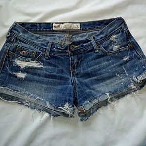 Hollister jean shorts